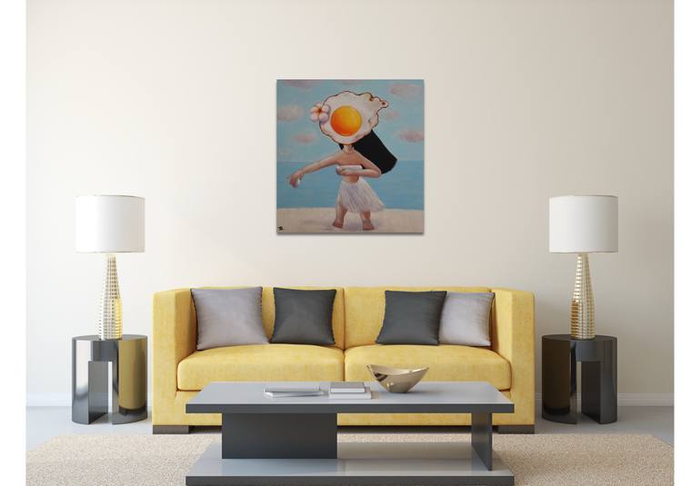 Original Conceptual Fantasy Painting by Suthamma Byrne