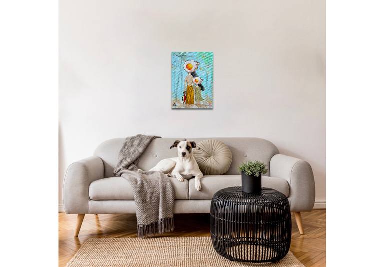 Original Conceptual People Painting by Suthamma Byrne