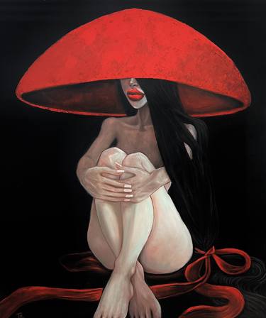 Original Conceptual Nude Painting by Suthamma Byrne