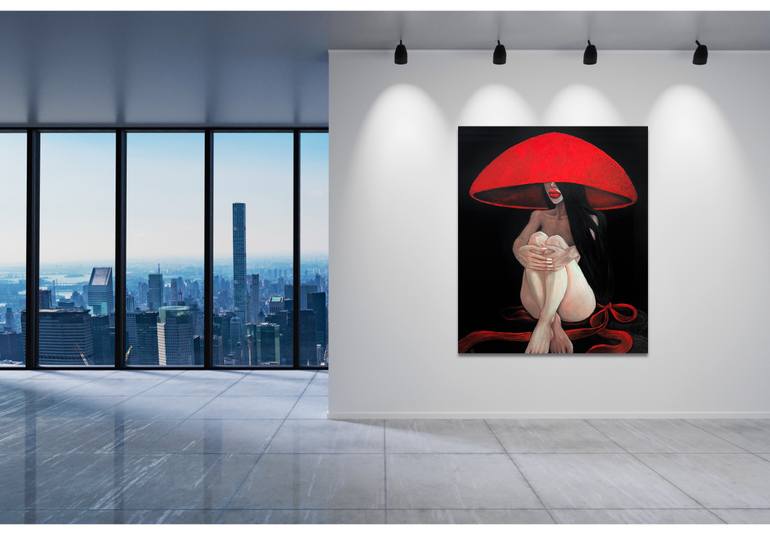 Original Conceptual Nude Painting by Suthamma Byrne