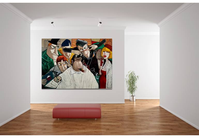 Original Conceptual Humor Painting by Suthamma Byrne