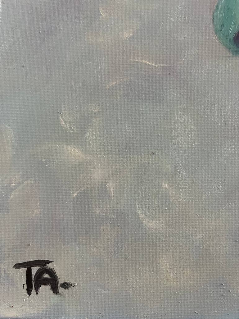 Original Surrealism Children Painting by Suthamma Byrne