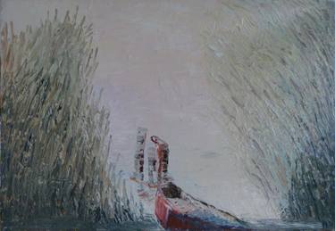 Print of Boat Paintings by Suthamma Byrne