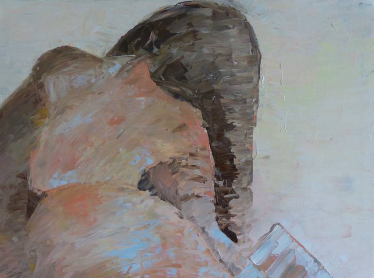 Original Nude Painting by Suthamma Byrne