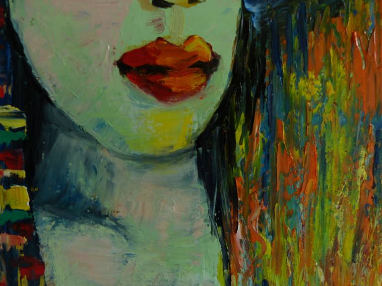 Original Figurative Women Painting by Suthamma Byrne