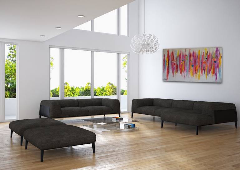 Original Expressionism Abstract Painting by Suthamma Byrne