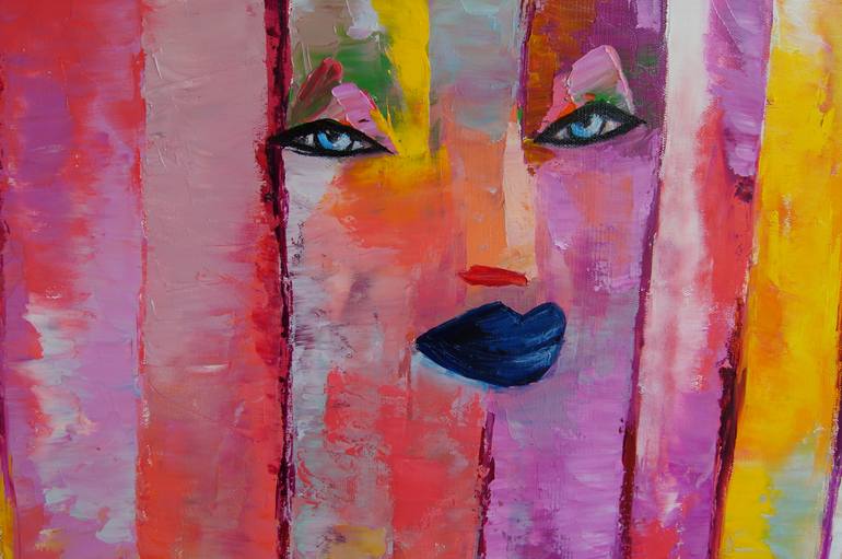 Original Expressionism Abstract Painting by Suthamma Byrne