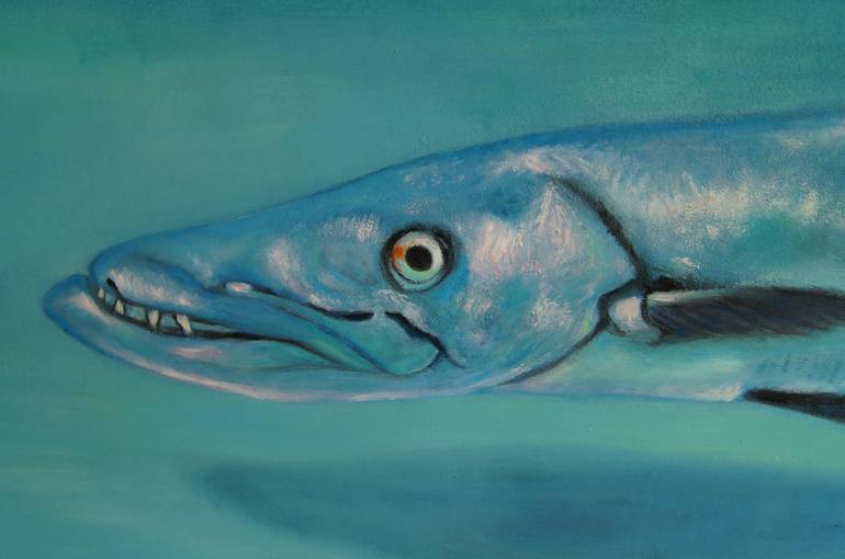 Original Fine Art Fish Painting by Suthamma Byrne