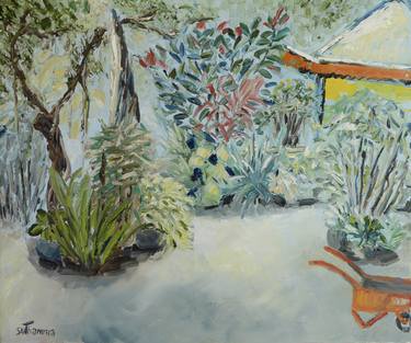 Print of Fine Art Garden Paintings by Suthamma Byrne