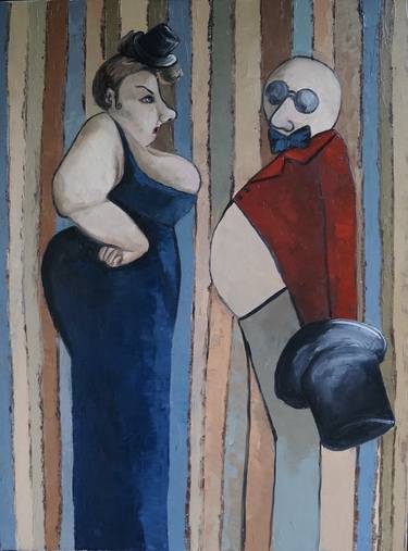 Print of Expressionism People Paintings by Suthamma Byrne