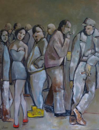 Print of Figurative People Paintings by Suthamma Byrne