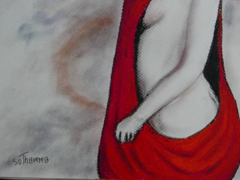 Original Nude Painting by Suthamma Byrne