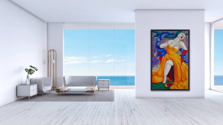 Original Expressionism Abstract Painting by Suthamma Byrne