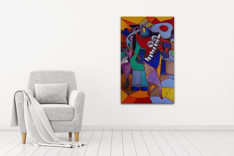 Original Abstract Painting by Suthamma Byrne