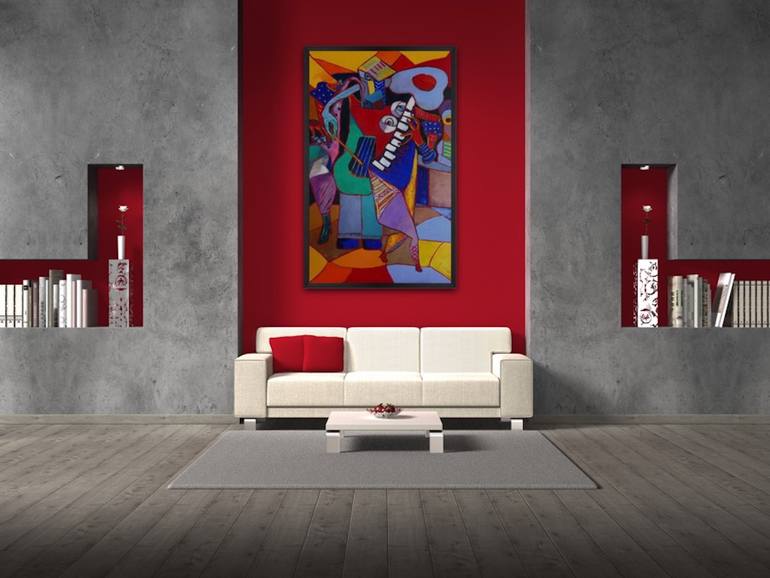 Original Abstract Painting by Suthamma Byrne
