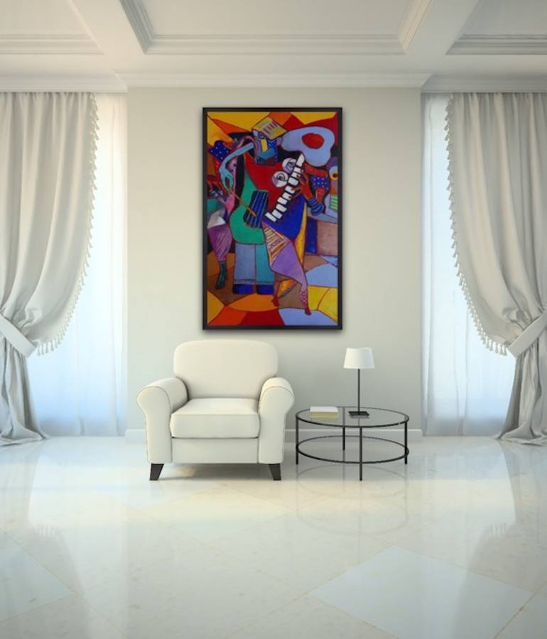 Original Abstract Painting by Suthamma Byrne