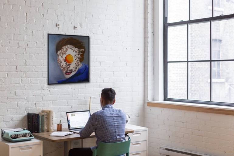 Original Portraiture People Painting by Suthamma Byrne