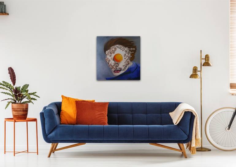 Original Portraiture People Painting by Suthamma Byrne