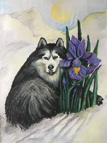 Print of Impressionism Animal Drawings by Suthamma Byrne