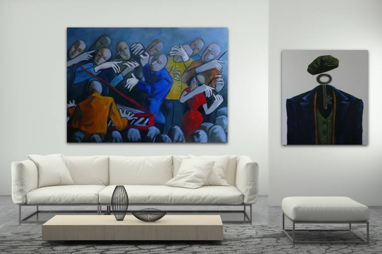 Original Figurative Music Painting by Suthamma Byrne