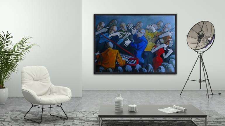 Original Figurative Music Painting by Suthamma Byrne