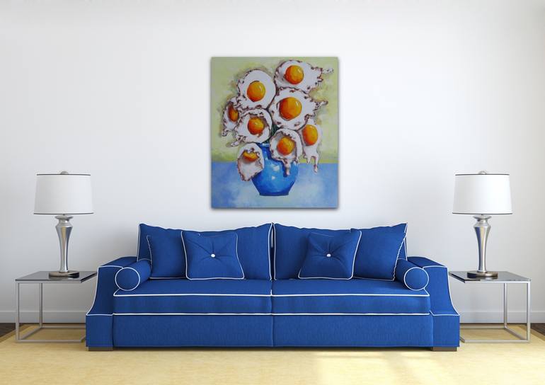 Original Fine Art Floral Painting by Suthamma Byrne