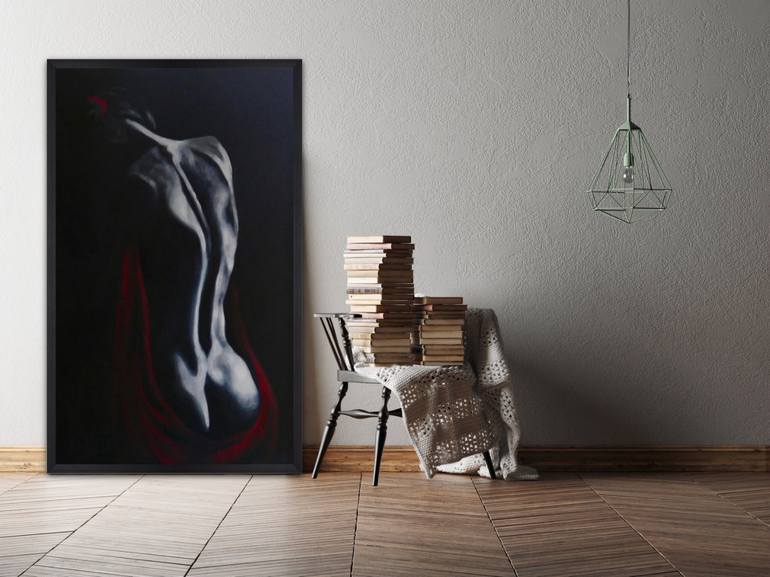 Original Figurative Nude Painting by Suthamma Byrne