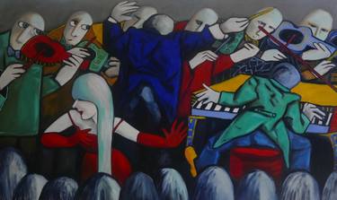 Print of Figurative Performing Arts Paintings by Suthamma Byrne