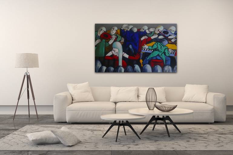 Original Figurative Performing Arts Painting by Suthamma Byrne