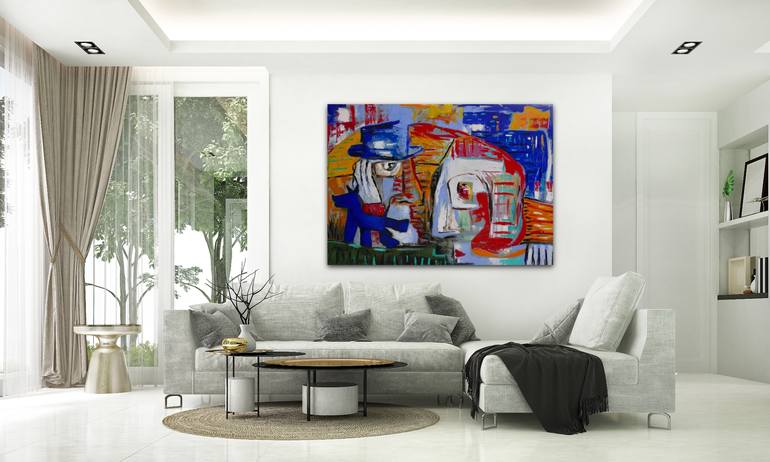 Original Abstract Painting by Suthamma Byrne