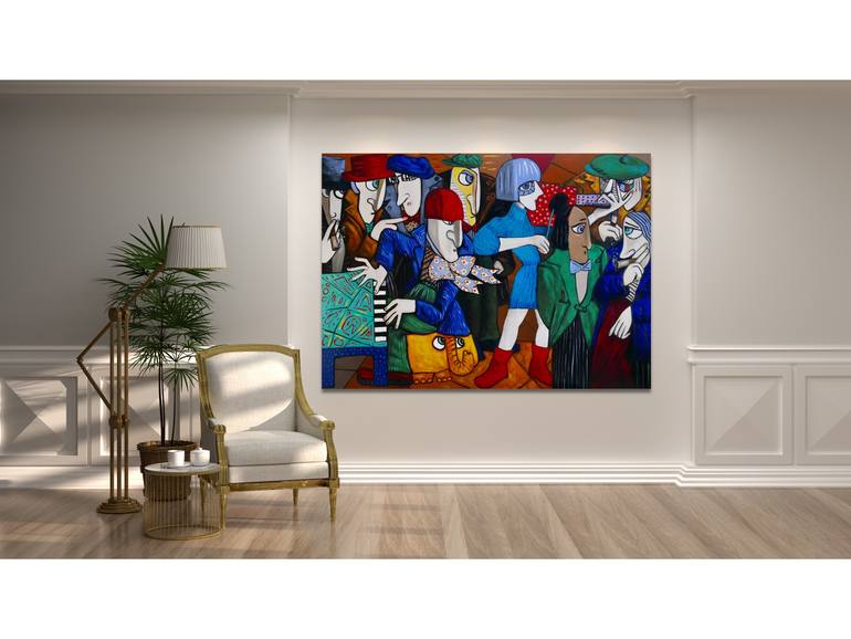 Original Impressionism Performing Arts Painting by Suthamma Byrne