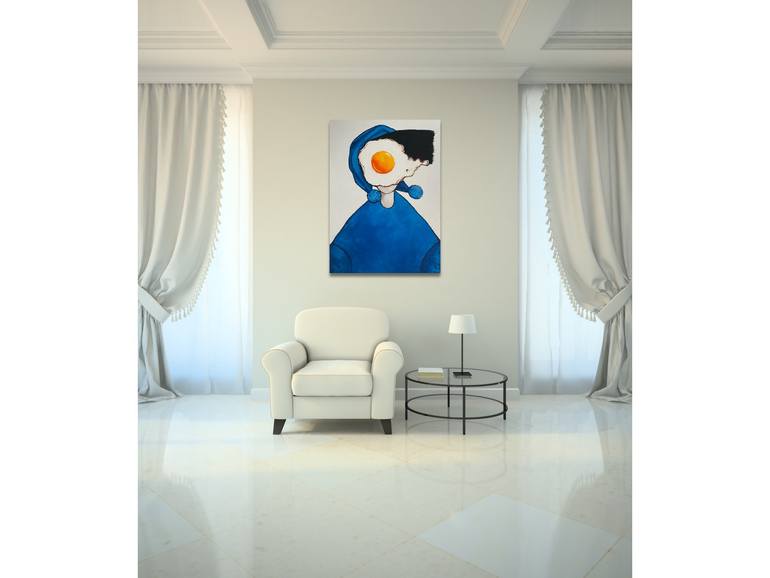 Original Expressionism People Painting by Suthamma Byrne