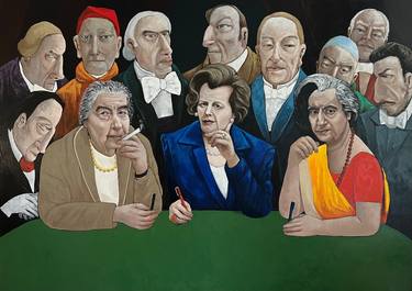 Original Expressionism Politics Paintings by Suthamma Byrne