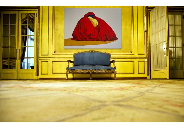 Original Abstract Expressionism Abstract Painting by Suthamma Byrne