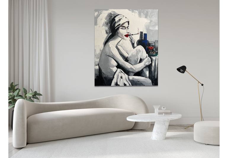 Original Nude Painting by Suthamma Byrne