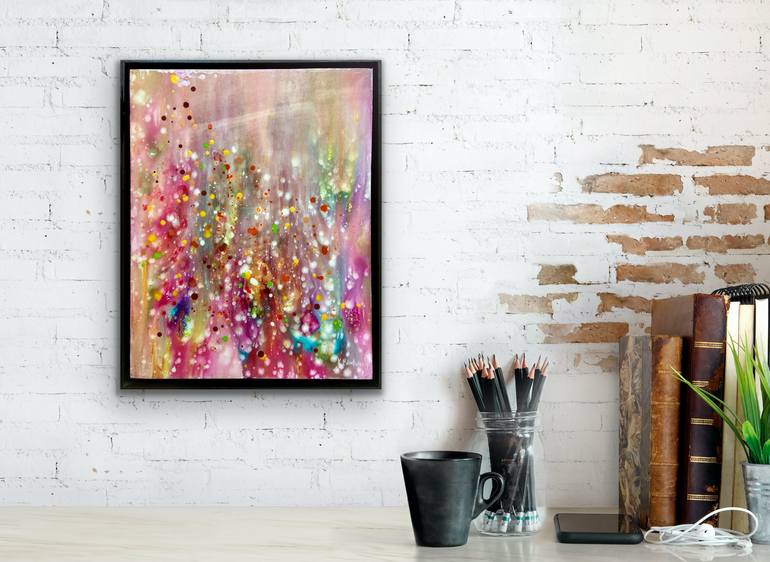 Original Abstract Expressionism Nature Painting by Kristen Pobatschnig