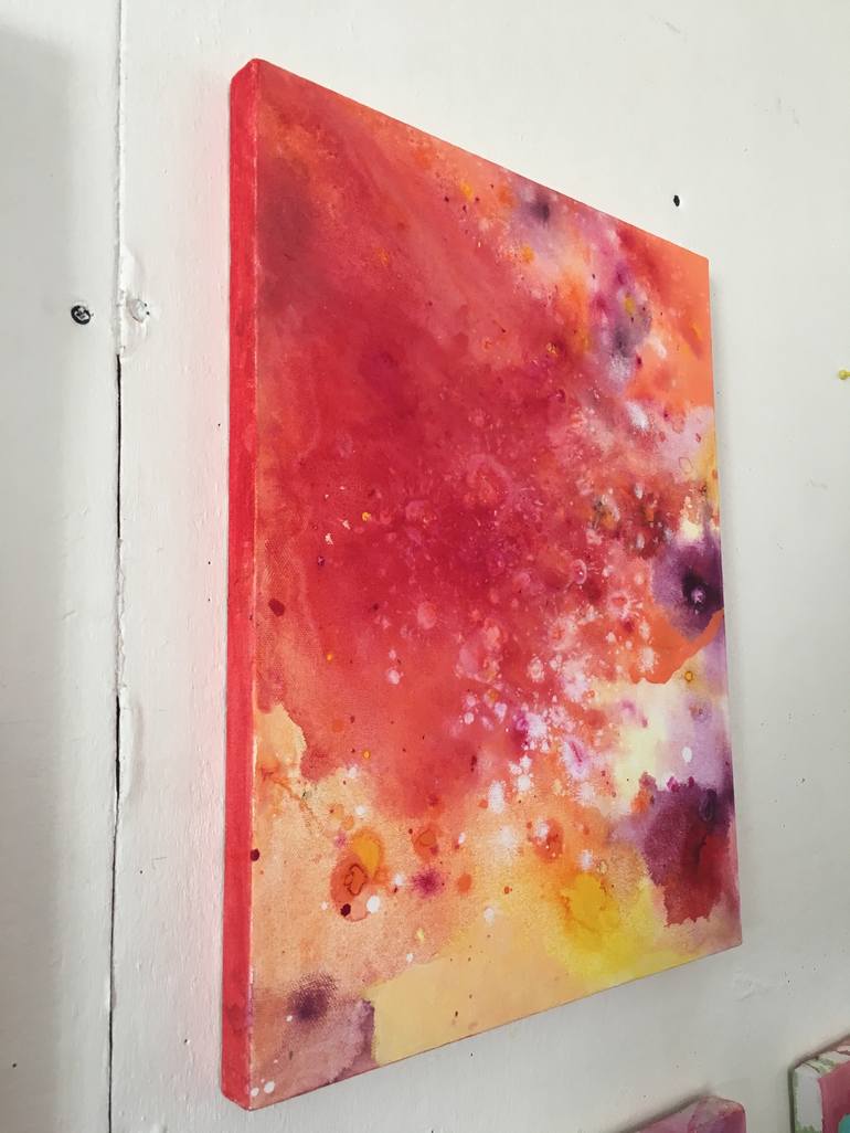 Original Abstract Expressionism Abstract Painting by Kristen Pobatschnig