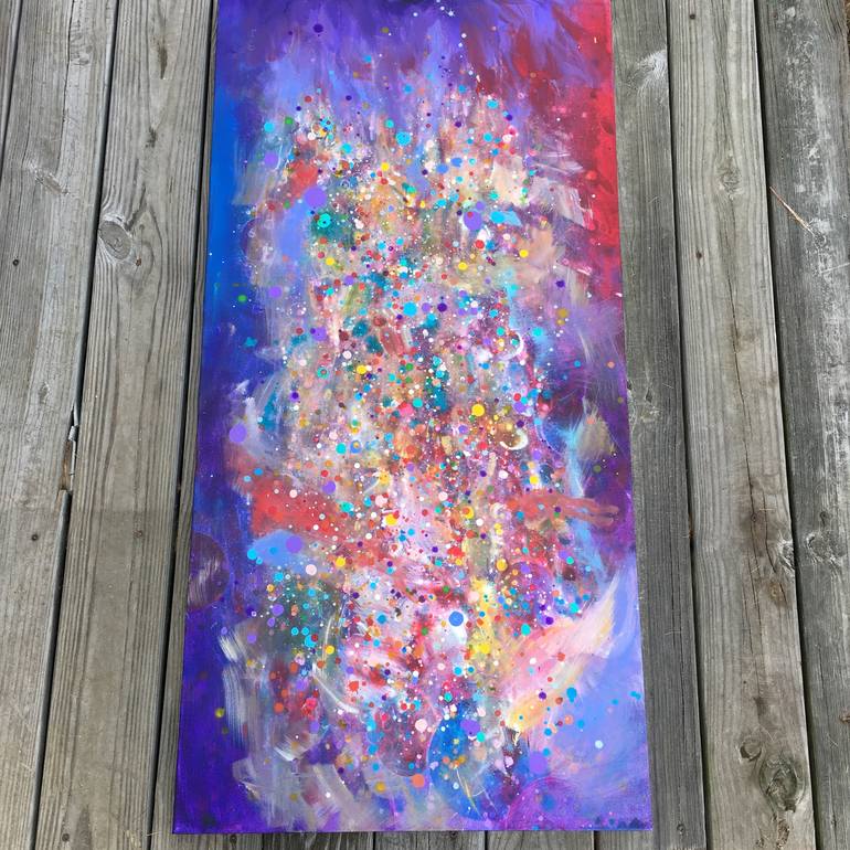 Original Abstract Painting by Kristen Pobatschnig