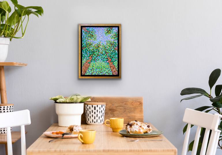 Original Impressionism Landscape Painting by Kristen Pobatschnig