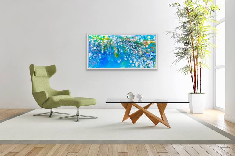 Original Abstract Expressionism Abstract Painting by Kristen Pobatschnig