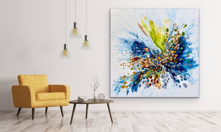 Original Abstract Nature Painting by Kristen Pobatschnig