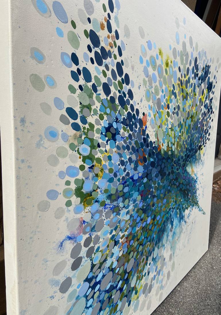 Original Abstract Nature Painting by Kristen Pobatschnig