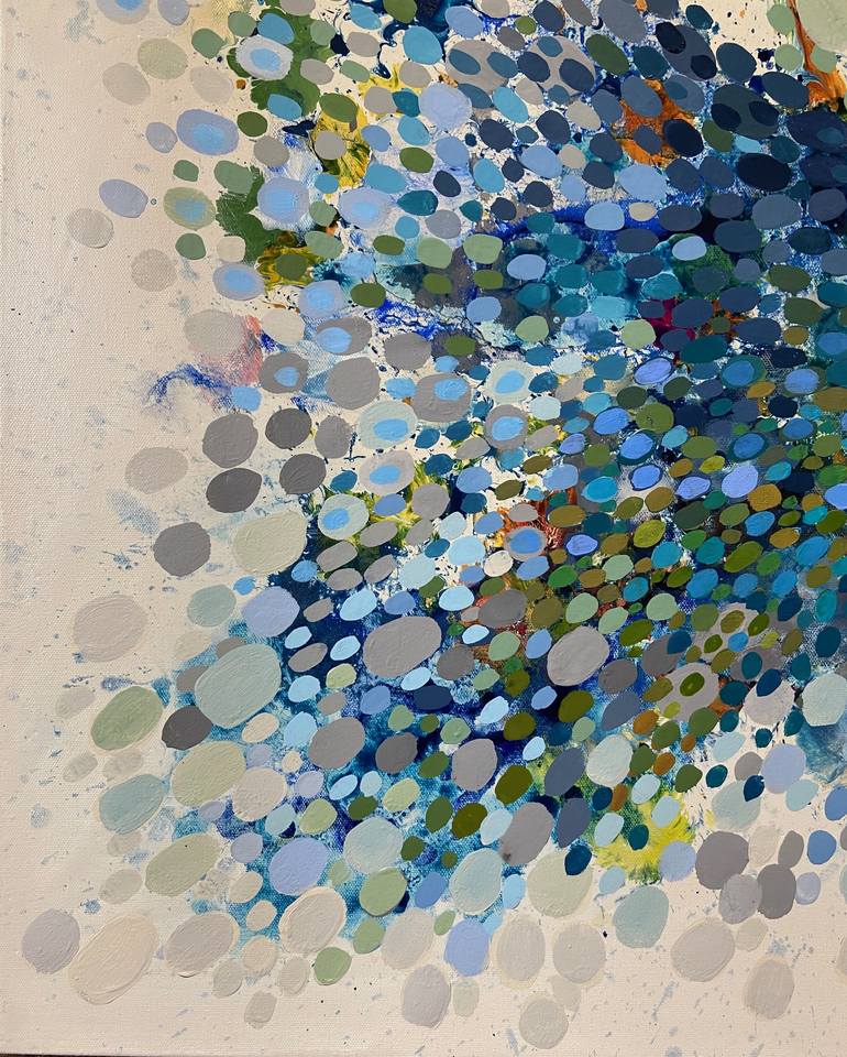 Original Abstract Nature Painting by Kristen Pobatschnig