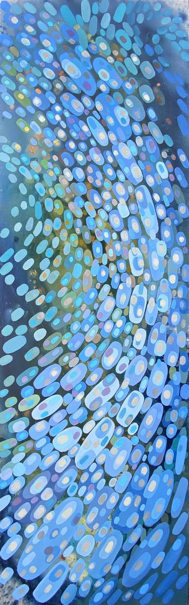 Original Abstract Water Paintings by Kristen Pobatschnig