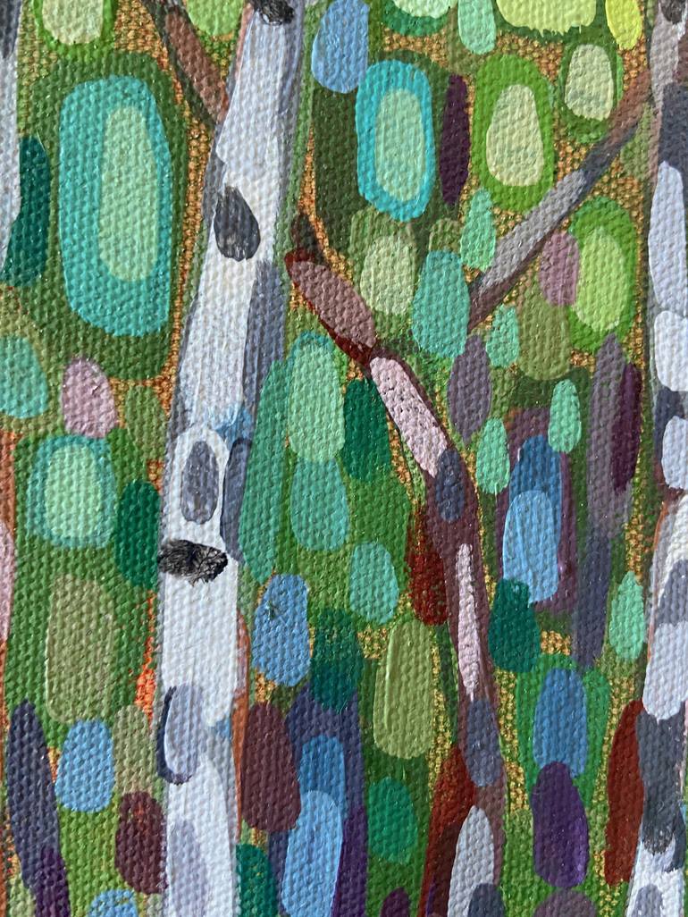 Original Impressionism Nature Painting by Kristen Pobatschnig