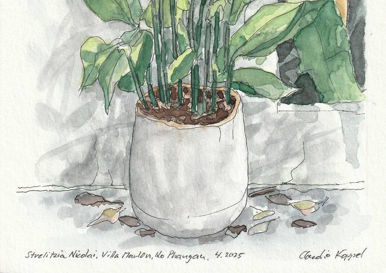 Original Figurative Floral Painting by Claudio Köppel