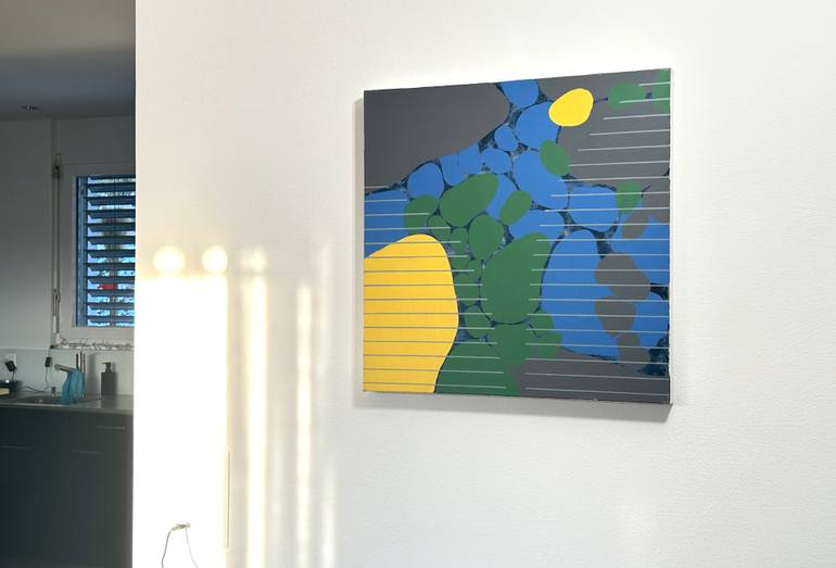 Original Abstract Nature Painting by Claudio Köppel