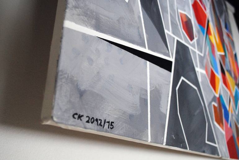 Original Geometric Painting by Claudio Köppel