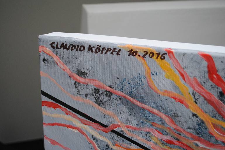 Original Abstract Painting by Claudio Köppel