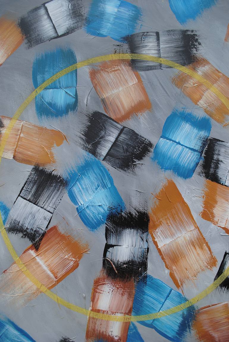 Original Abstract Painting by Claudio Köppel